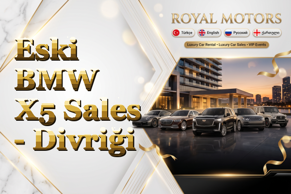 Eski BMW X5 Sales - Divriği