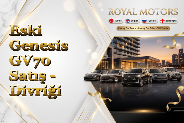 Eski Genesis GV70 Satış - Divriği