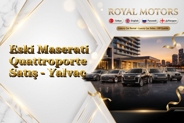Eski Maserati Quattroporte Satış - Yalvaç