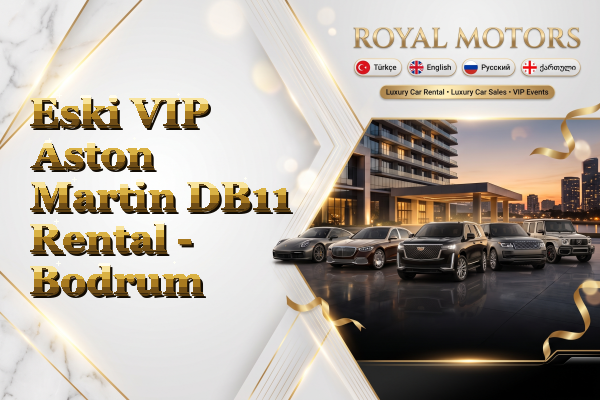Eski VIP Aston Martin DB11 Rental - Bodrum