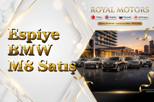 Espiye BMW M8 Satış
