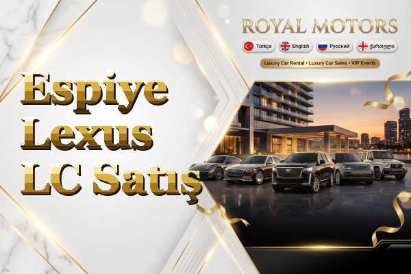 Espiye Lexus LC Satış