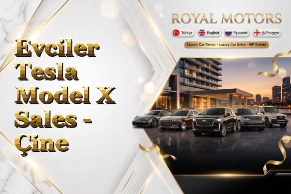 Evciler Tesla Model X Sales - Çine
