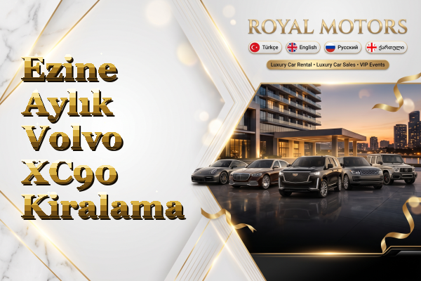Ezine Aylık Volvo XC90 Kiralama