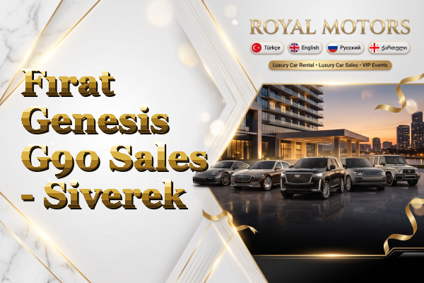 Fırat Genesis G90 Sales - Siverek