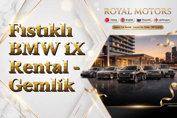 Fıstıklı BMW iX Rental - Gemlik