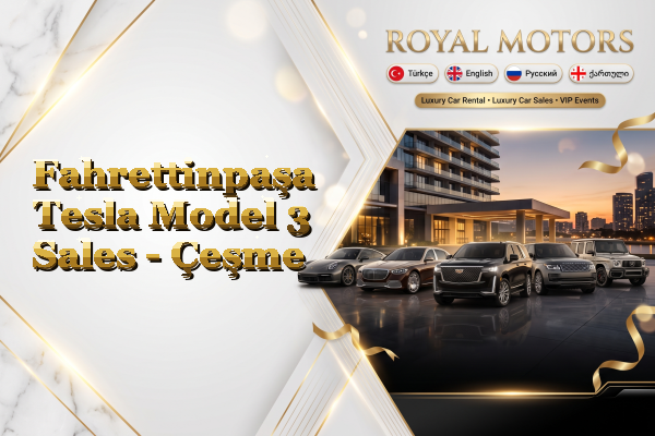 Fahrettinpaşa Tesla Model 3 Sales - Çeşme