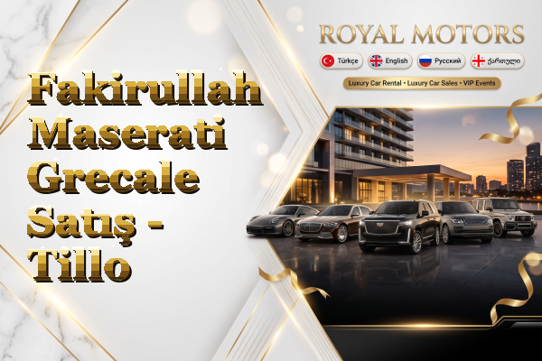 Fakirullah Maserati Grecale Satış - Tillo