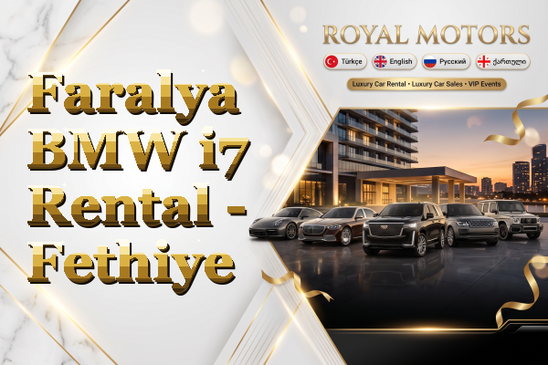Faralya BMW i7 Rental - Fethiye