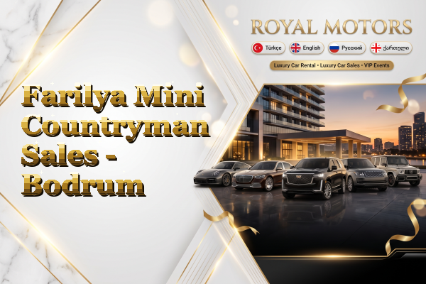 Farilya Mini Countryman Sales - Bodrum