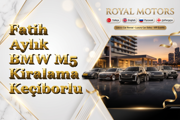 Fatih Aylık BMW M5 Kiralama - Keçiborlu