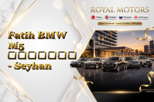 Fatih BMW M5 გაყიდვა - Seyhan