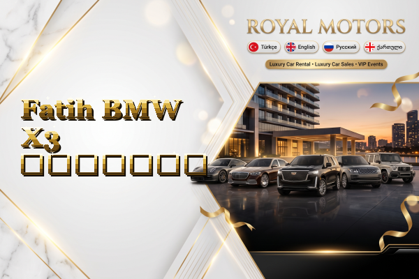 Fatih BMW X3 გაყიდვა