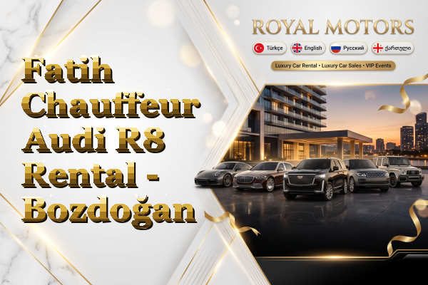 Fatih Chauffeur Audi R8 Rental - Bozdoğan
