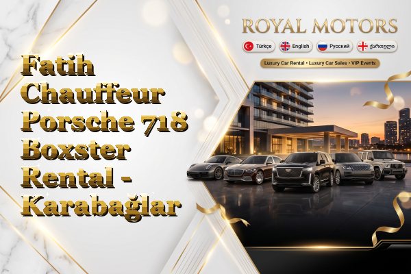 Fatih Chauffeur Porsche 718 Boxster Rental - Karabağlar