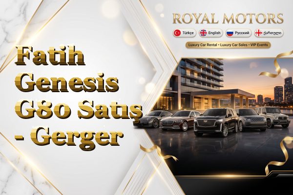 Fatih Genesis G80 Satış - Gerger
