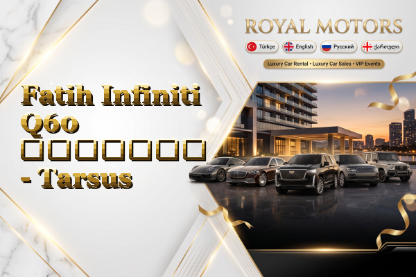 Fatih Infiniti Q60 გაყიდვა - Tarsus