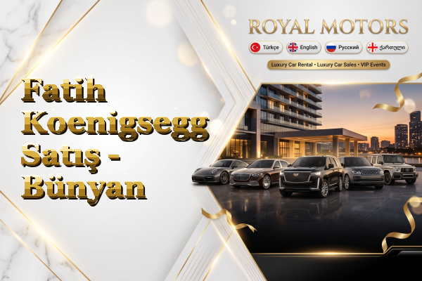 Fatih Koenigsegg Satış - Bünyan