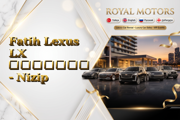 Fatih Lexus LX გაყიდვა - Nizip