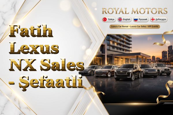 Fatih Lexus NX Sales - Şefaatli