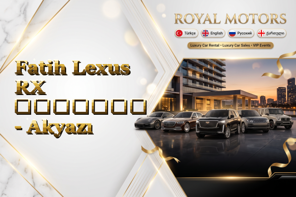 Fatih Lexus RX გაყიდვა - Akyazı