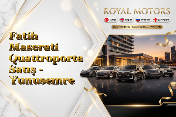 Fatih Maserati Quattroporte Satış - Yunusemre