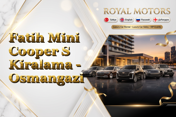 Fatih Mini Cooper S Kiralama - Osmangazi