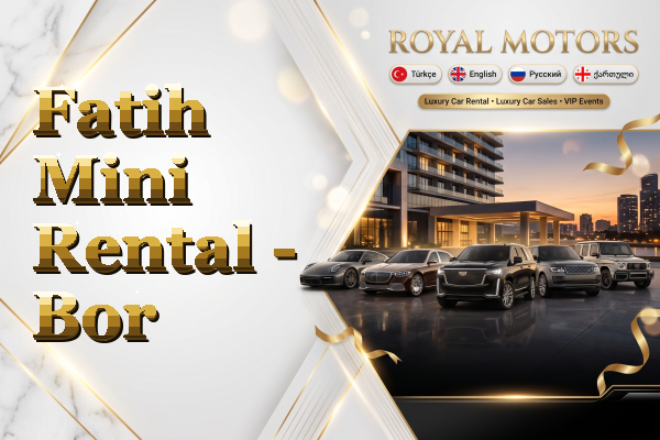 Fatih Mini Rental - Bor