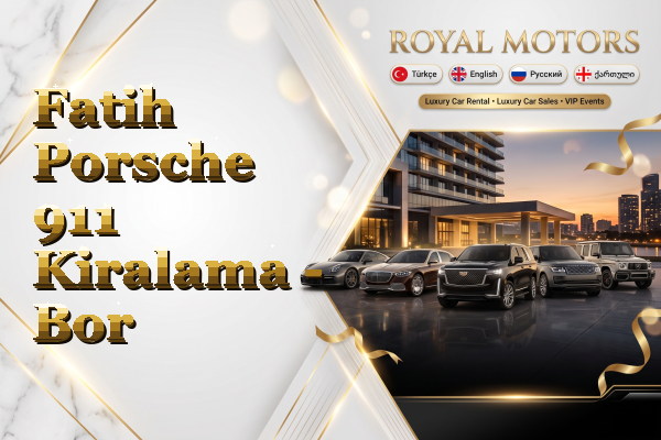 Fatih Porsche 911 Kiralama - Bor