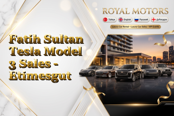 Fatih Sultan Tesla Model 3 Sales - Etimesgut