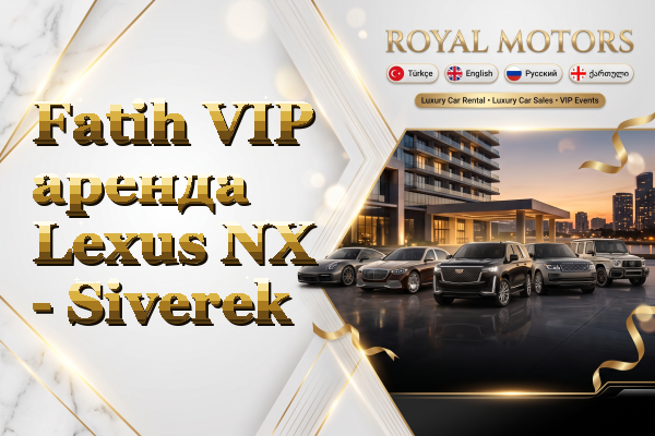 Fatih VIP аренда Lexus NX - Siverek