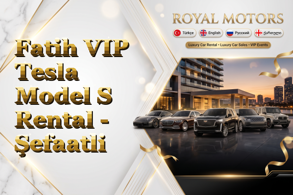 Fatih VIP Tesla Model S Rental - Şefaatli