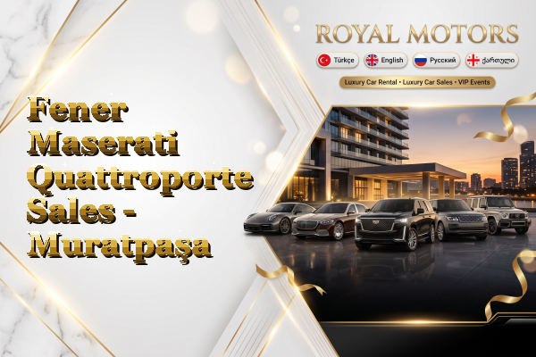 Fener Maserati Quattroporte Sales - Muratpaşa