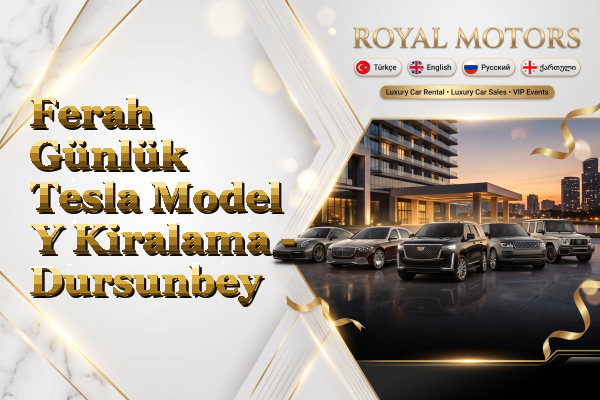 Ferah Günlük Tesla Model Y Kiralama - Dursunbey