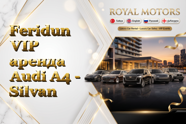 Feridun VIP аренда Audi A4 - Silvan