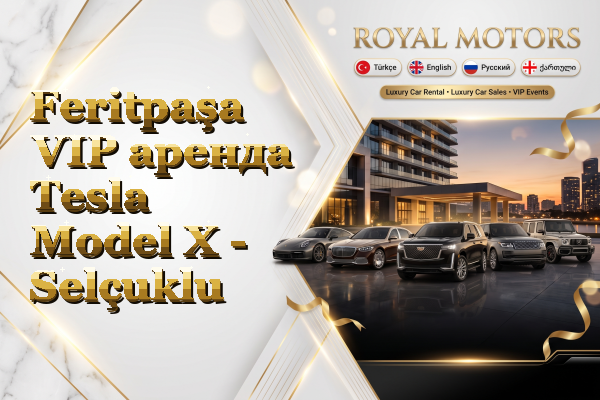Feritpaşa VIP аренда Tesla Model X - Selçuklu