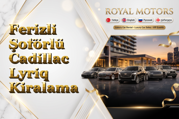 Ferizli Şoförlü Cadillac Lyriq Kiralama