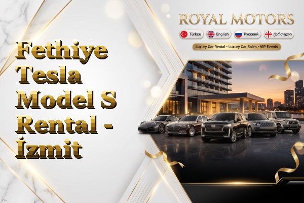 Fethiye Tesla Model S Rental - İzmit