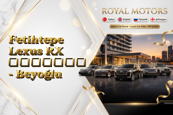 Fetihtepe Lexus RX გაყიდვა - Beyoğlu