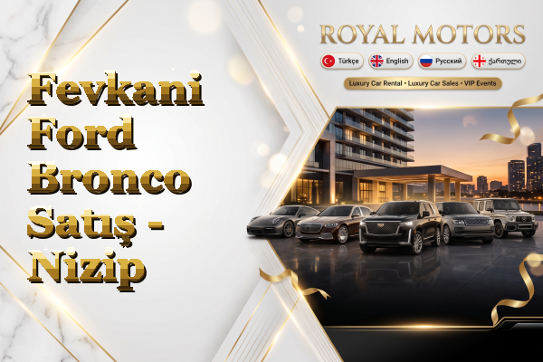 Fevkani Ford Bronco Satış - Nizip
