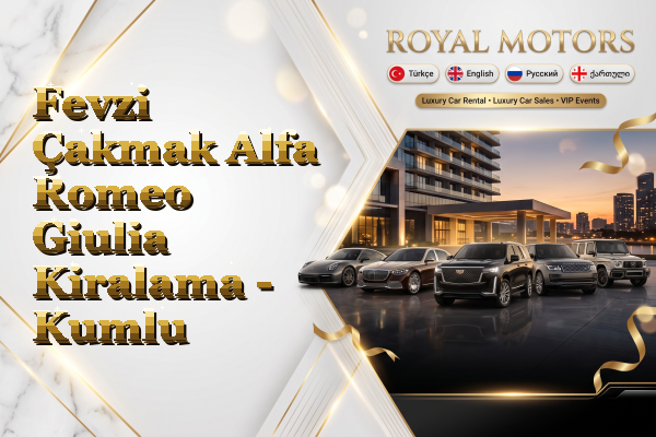 Fevzi Çakmak Alfa Romeo Giulia Kiralama - Kumlu