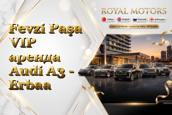 Fevzi Paşa VIP аренда Audi A3 - Erbaa