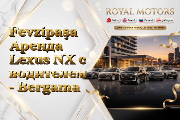 Fevzipaşa Аренда Lexus NX с водителем - Bergama