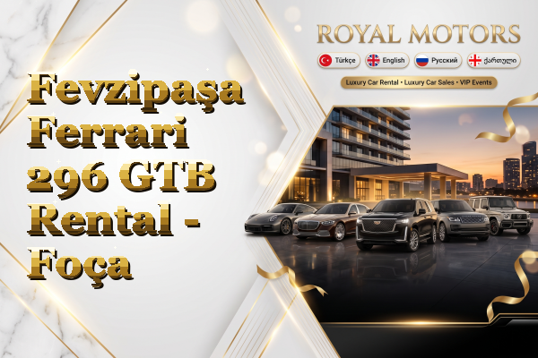 Fevzipaşa Ferrari 296 GTB Rental - Foça