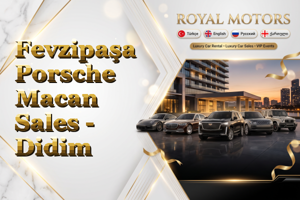 Fevzipaşa Porsche Macan Sales - Didim