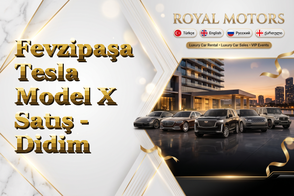 Fevzipaşa Tesla Model X Satış - Didim