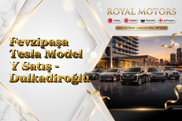 Fevzipaşa Tesla Model Y Satış - Dulkadiroğlu