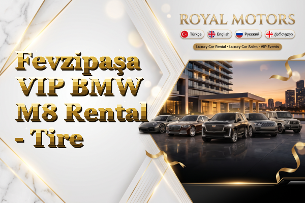 Fevzipaşa VIP BMW M8 Rental - Tire