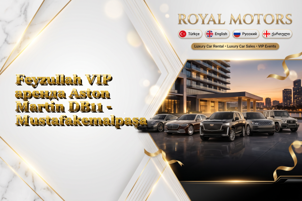 Feyzullah VIP аренда Aston Martin DB11 - Mustafakemalpaşa