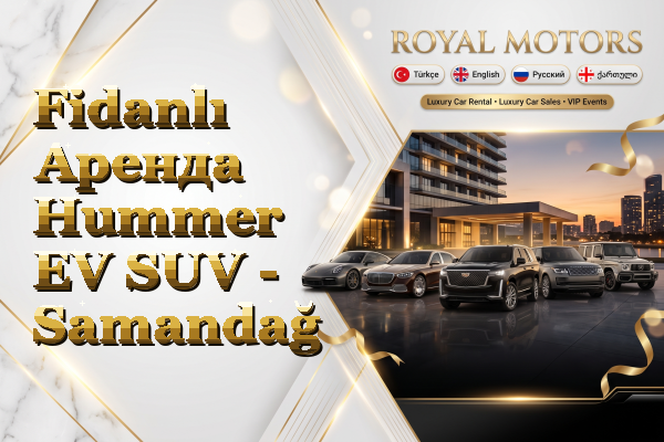 Fidanlı Аренда Hummer EV SUV - Samandağ